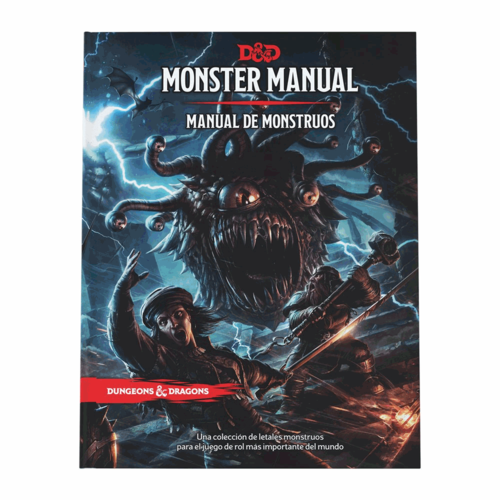 Wizards of the Coast D&D 5E: MANUAL DE MONSTRUOS (Spanish Language Monster Manual)