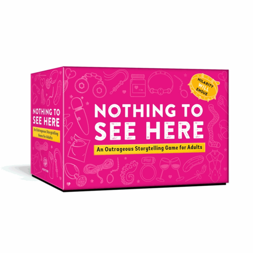 Clarkson Potter NOTHING TO SEE HERE: AN OUTRAGEOUS STORYTELLING GAME FOR ADULTS