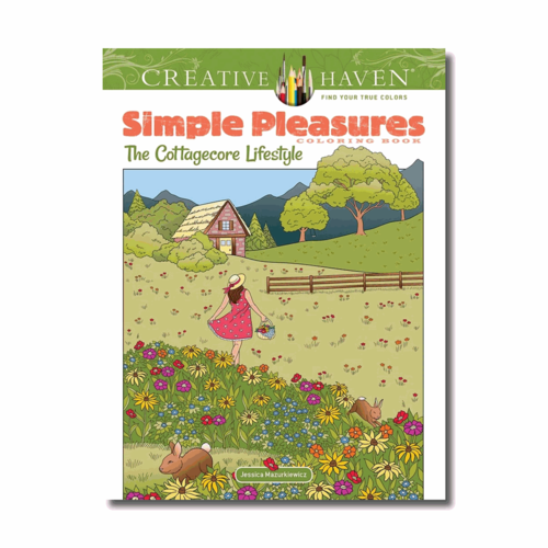 Dover Publications COLORING BOOK: SIMPLE PLEASURES THE COTTAGECORE LIFESTYLE