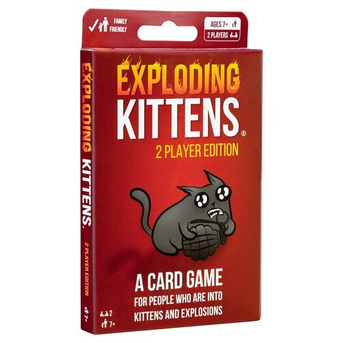 Exploding Kittens Inc. EXPLODING KITTENS: TWO-PLAYER EDITION