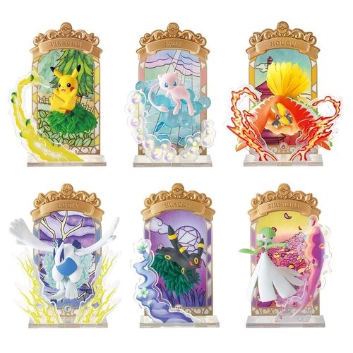 Re-Ment BLIND BOX POKEMON STAINED GLASS COLLECTION Re-Ment BLIND BOX POKEMON STAINED GLASS COLLECTION
