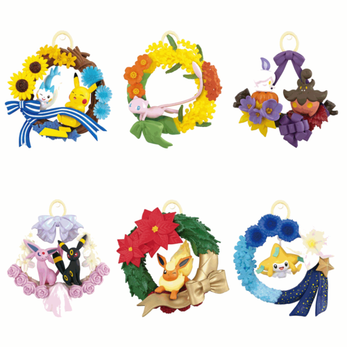 Re-Ment BLIND BOX POKEMON WREATH COLLECTION Re-Ment BLIND BOX POKEMON WREATH COLLECTION