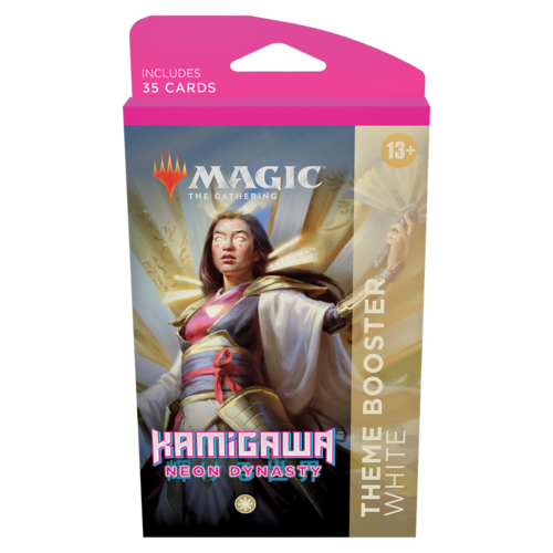 Wizards of the Coast MTG: KAMIGAWA - NEON DYNASTY - THEME BOOSTER WHITE Wizards of the Coast MTG: KAMIGAWA - NEON DYNASTY - THEME BOOSTER WHITE