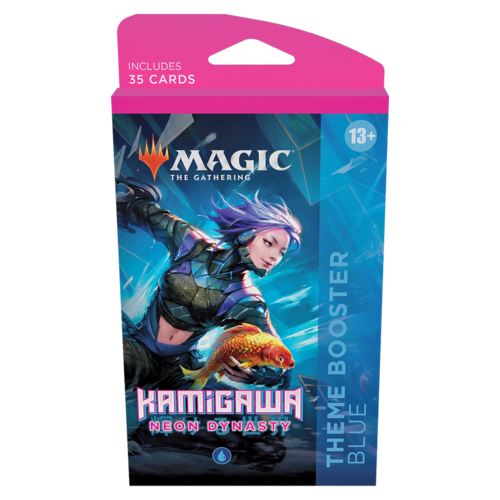 Wizards of the Coast MTG: KAMIGAWA - NEON DYNASTY - THEME BOOSTER BLUE