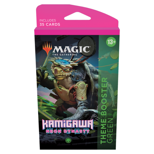 Wizards of the Coast MTG: KAMIGAWA - NEON DYNASTY - THEME BOOSTER GREEN