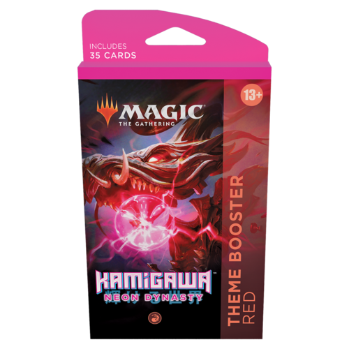 Wizards of the Coast MTG: KAMIGAWA - NEON DYNASTY - THEME BOOSTER RED Wizards of the Coast MTG: KAMIGAWA - NEON DYNASTY - THEME BOOSTER RED