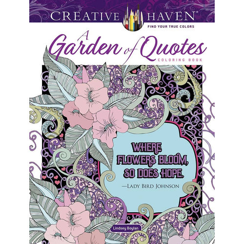 Dover Publications COLORING BOOK A GARDEN OF QUOTES