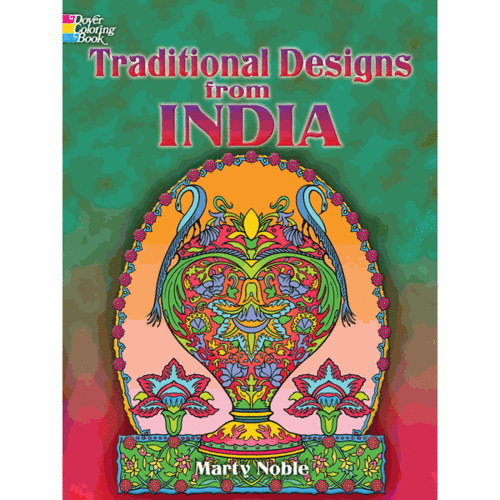 Dover Publications COLORING BOOK TRADITIONAL DESIGNS OF INDIA