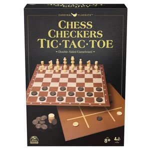 Spin Master CHESS  CHECKERS  TIC TAC TOE