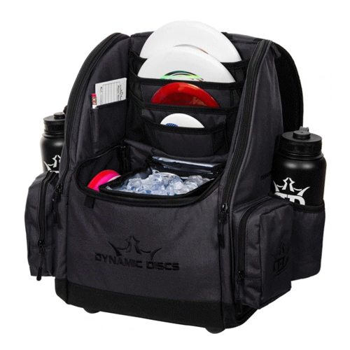 Dynamic Discs COMMANDER COOLER BACKPACK - HEATHER CHARCOAL Dynamic Discs COMMANDER COOLER BACKPACK - HEATHER CHARCOAL