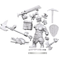 MINIS: D&D: FRAMEWORKS ORC BARBARIAN MALE