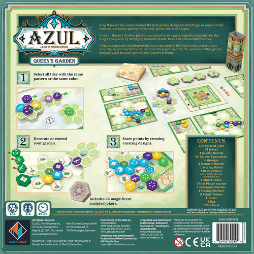 Next Move Games AZUL: QUEEN’S GARDEN