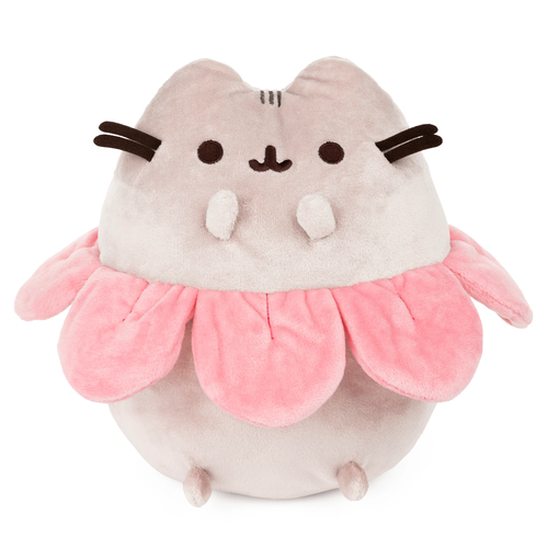 Gund PUSHEEN PINK FLOWER PETALS 9.5"