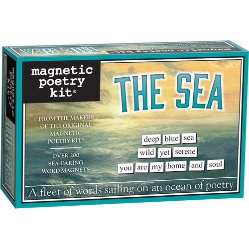 Magnetic Poetry MAGNETIC POETRY THE SEA Magnetic Poetry MAGNETIC POETRY THE SEA