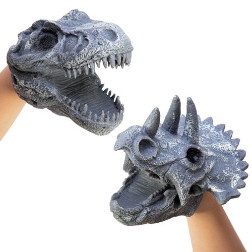 Schylling BIN - DINO SKULL HAND PUPPET