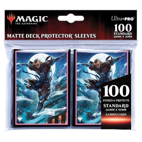 Ultra Pro International MTG: KAMIGAWA NEON DYNASTY SLEEVES- KAITO SHIZUKI Ultra Pro International MTG: KAMIGAWA NEON DYNASTY SLEEVES- KAITO SHIZUKI