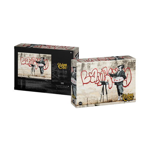 4D Cityscape 4D1000 URBAN ART - BANKSY GRAFFITI PAINTER/VELASQUEZ 4D Cityscape 4D1000 URBAN ART - BANKSY GRAFFITI PAINTER/VELASQUEZ