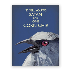 The Mincing Mockingbird & The Frantic Meerkat CARD - CORN CHIP