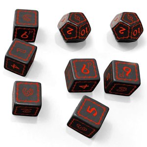 Free League Publishing THE ONE RING RPG:  BLACK DICE SET