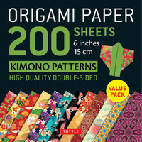 ORIGAMI PAPER KIMONO PATTERNS 6" (200)