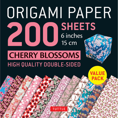 Tuttle Publishing ORIGAMI PAPER CHERRY BLOSSOMS 6" (200)