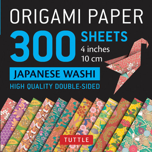 Tuttle Publishing ORIGAMI PAPER WASHI PATTERNS 4" (300)