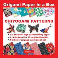 ORIGAMI PAPER IN A BOX - CHIYOGAMI (200)