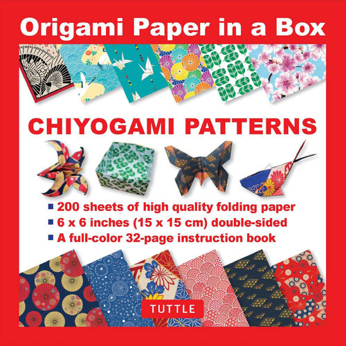 Tuttle Publishing ORIGAMI PAPER IN A BOX - CHIYOGAMI (200)