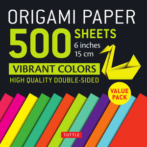 Tuttle Publishing ORIGAMI PAPER VIBRANT 6" (500)