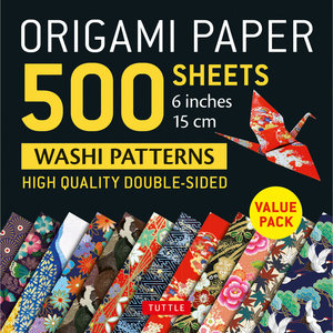 Tuttle Publishing ORIGAMI PAPER WASHI 6" (500)