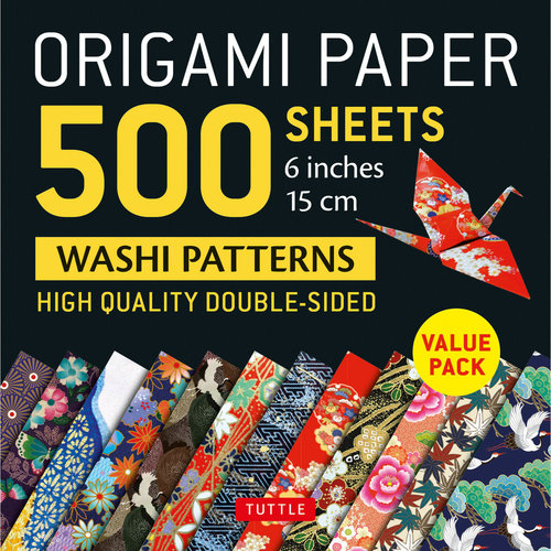 Tuttle Publishing ORIGAMI PAPER WASHI 6" (500) Tuttle Publishing ORIGAMI PAPER WASHI 6" (500)