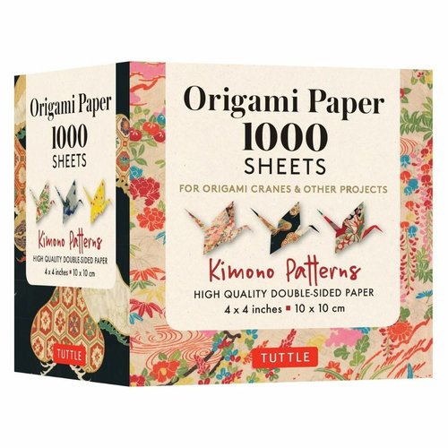 Tuttle Publishing ORIGAMI PAPER KIMONO PATTERNS 4" (1000)