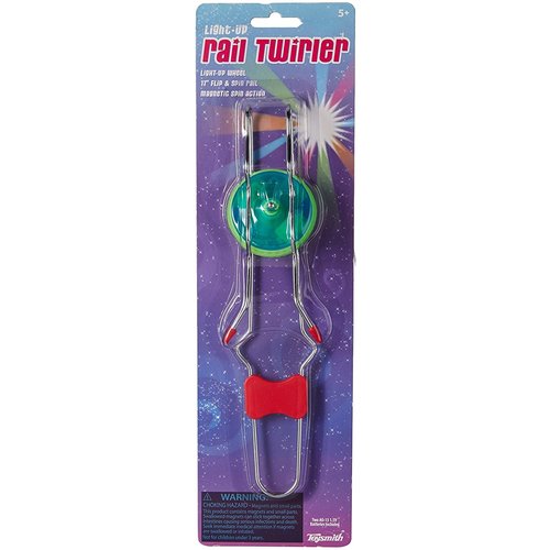 Toysmith LIGHT-UP RAIL TWIRLER