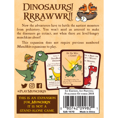 Steve Jackson Games MUNCHKIN 9: JURASSIC SNARK