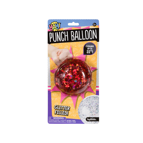 Toysmith GLITTER PUNCH BALLOON