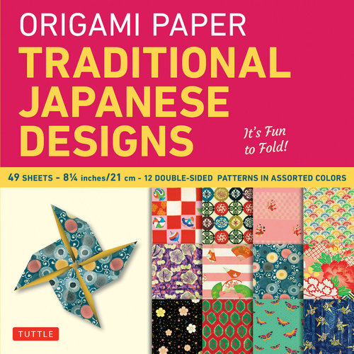 Tuttle Publishing ORIGAMI PAPER TRAD JAPANESE 8.25" (48)