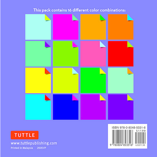 Tuttle Publishing ORIGAMI RAINBOW PAPER (256)