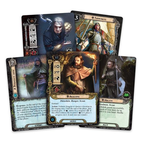 Fantasy Flight Games LORD OF THE RINGS LCG: THE FORTRESS OF NURN ADVENTURE PACK