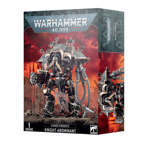 Games Workshop CHAOS KNIGHTS KNIGHT ABOMINANT