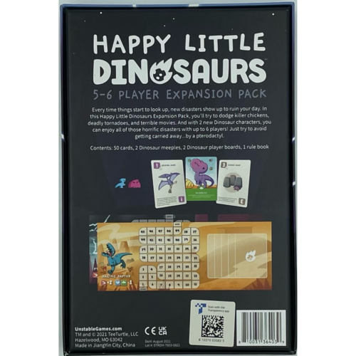 TeeTurtle HAPPY LITTLE DINOSAURS: 5-6 PLAYER EXPANSION