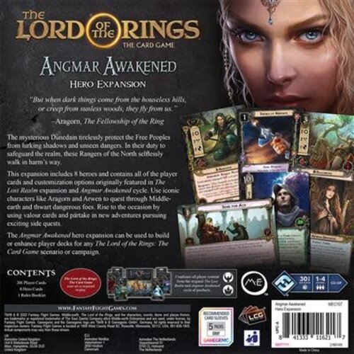Fantasy Flight Games LORD OF THE RINGS LCG: ANGMAR AWAKENED HERO EXPANSION