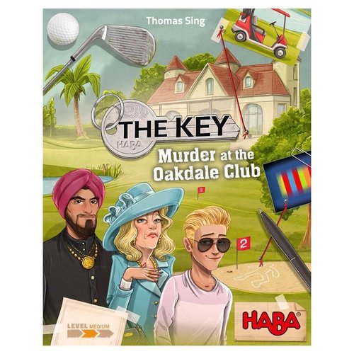 HABA USA THE KEY: MURDER AT THE OAKDALE CLUB HABA USA THE KEY: MURDER AT THE OAKDALE CLUB