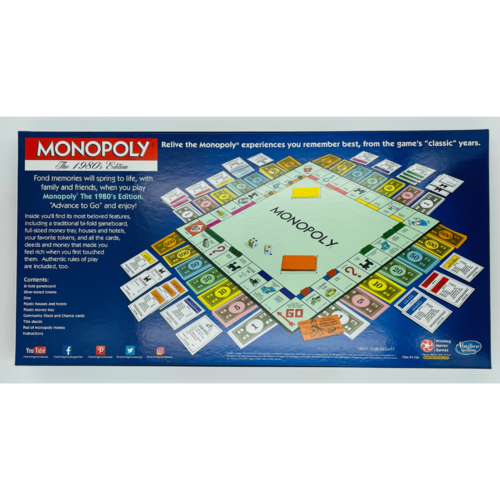 Winning Moves MONOPOLY: THE 1980s EDITION