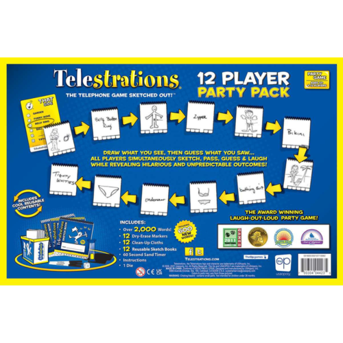 The Op | usaopoly TELESTRATIONS 12-PLAYER PARTY