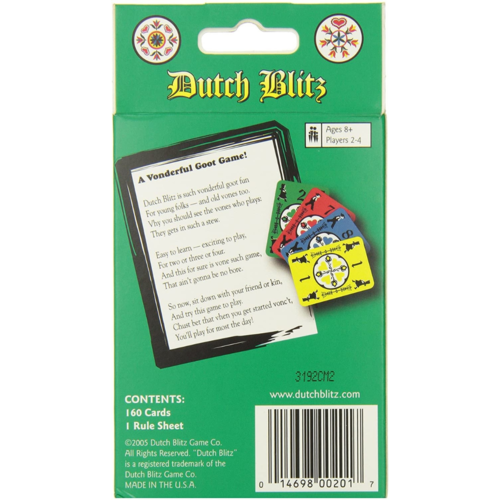 Dutch Blitz DUTCH BLITZ CARD GAME