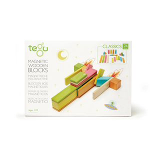 Tegu (faire.com) 24 PIECE MAGNETIC WOODEN BLOCK SET