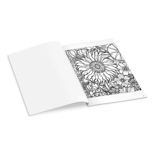 Pomegranate ROSALIND WISE FLOWER CYCLE COLORING BOOK
