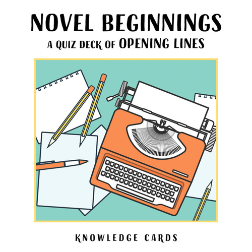 Pomegranate KNOWLEDGE CARDS: NOVEL BEGINNINGS: OPENING LINES