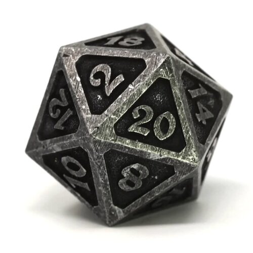 Die Hard Dice METAL D20 MYTHICA DARK IRON