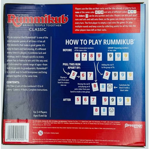 Pressman RUMMIKUB CLASSIC